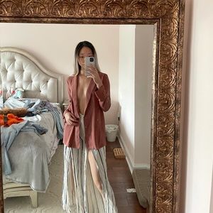 Mauve Relaxed Fit Blazer from Forever 21